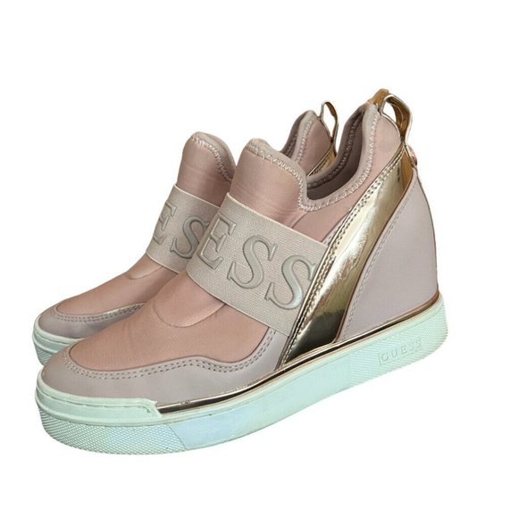 Guess Shoes - Guess Women’s Pink High Top Sneaker . Limited Edition 6.5